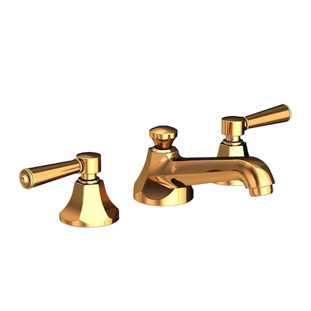 Newport Brass Widespread Lavatory Faucet in Polished Gold (Pvd) 1200-24
